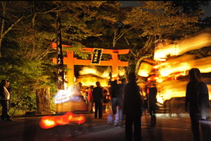 秋の大祭の画像　高鴨神社