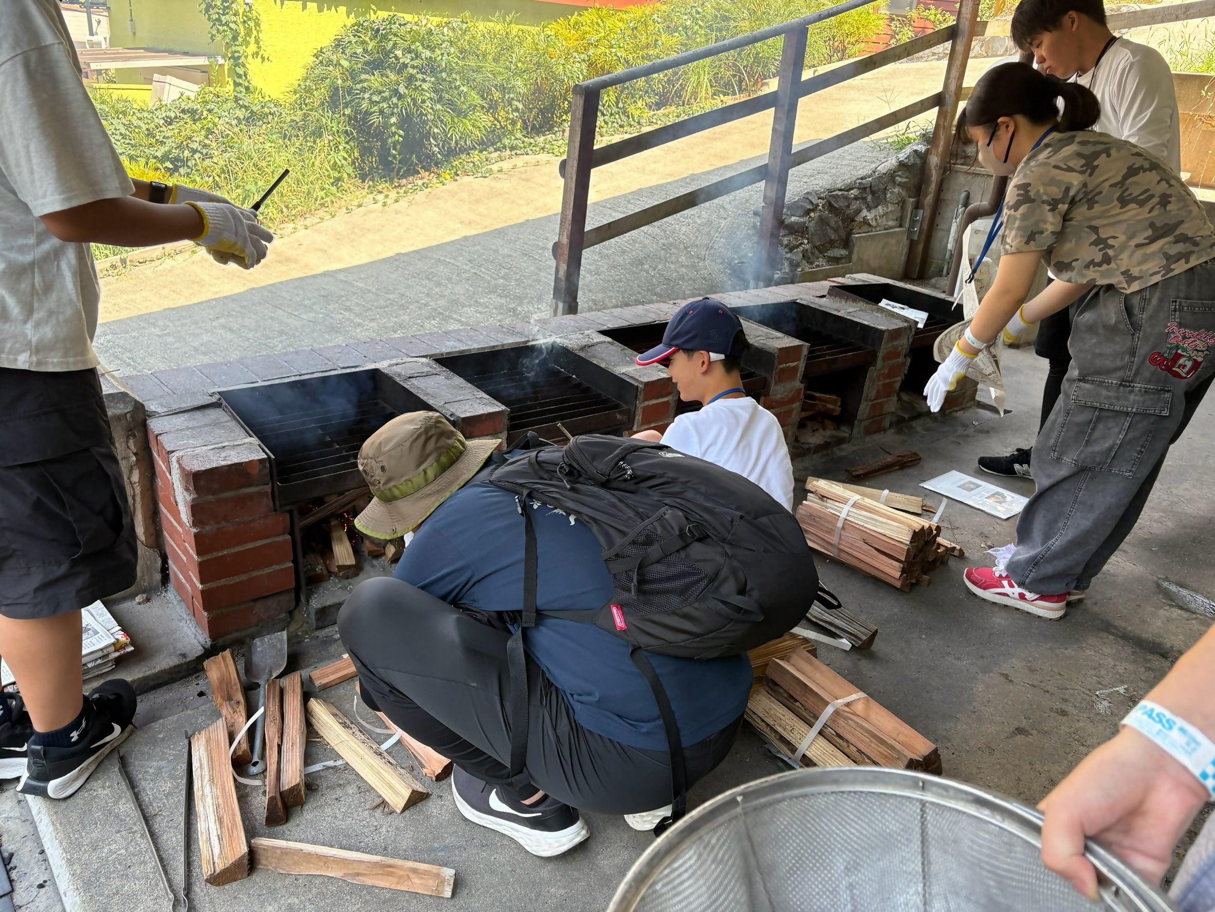 火おこし
