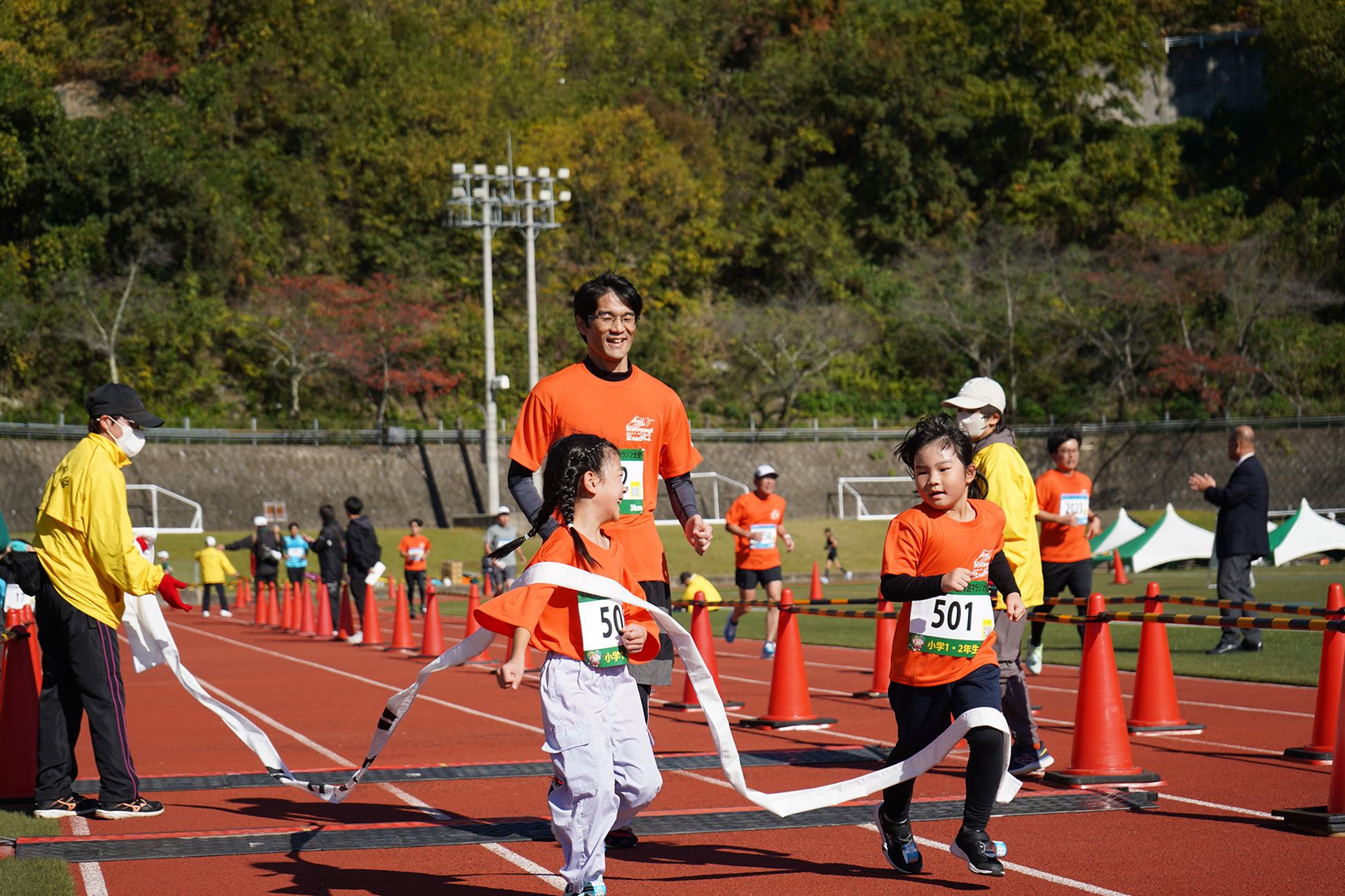 マラソンゴールの瞬間1