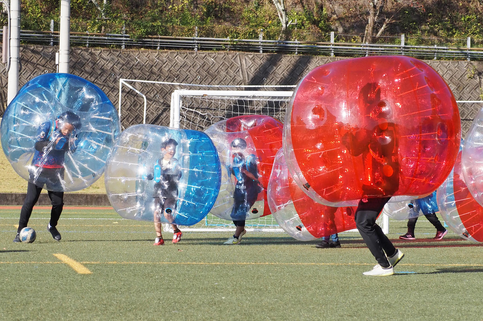 バブルサッカー画像