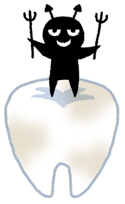 虫歯のイラスト