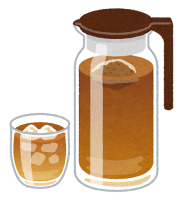 麦茶のイラスト