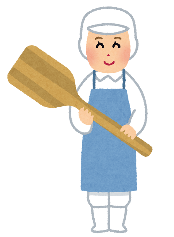 大きいしゃもじのイラスト