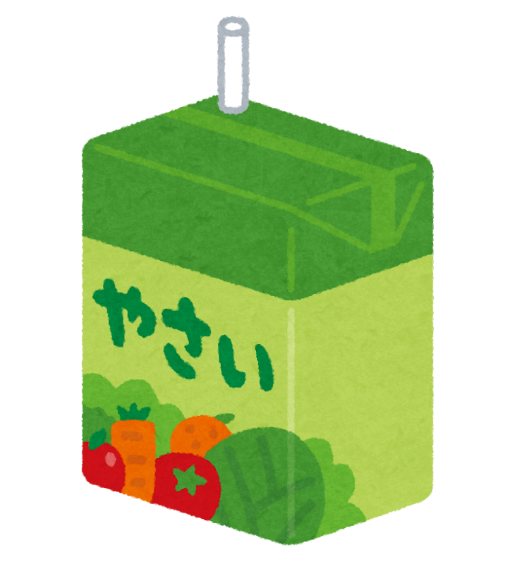 野菜ジュースのイラスト