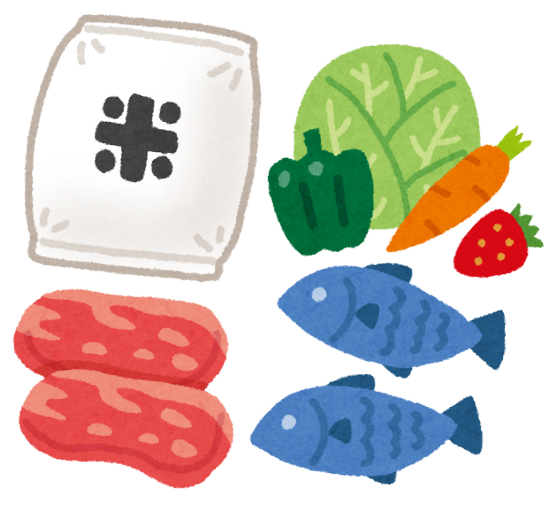食材のイラスト