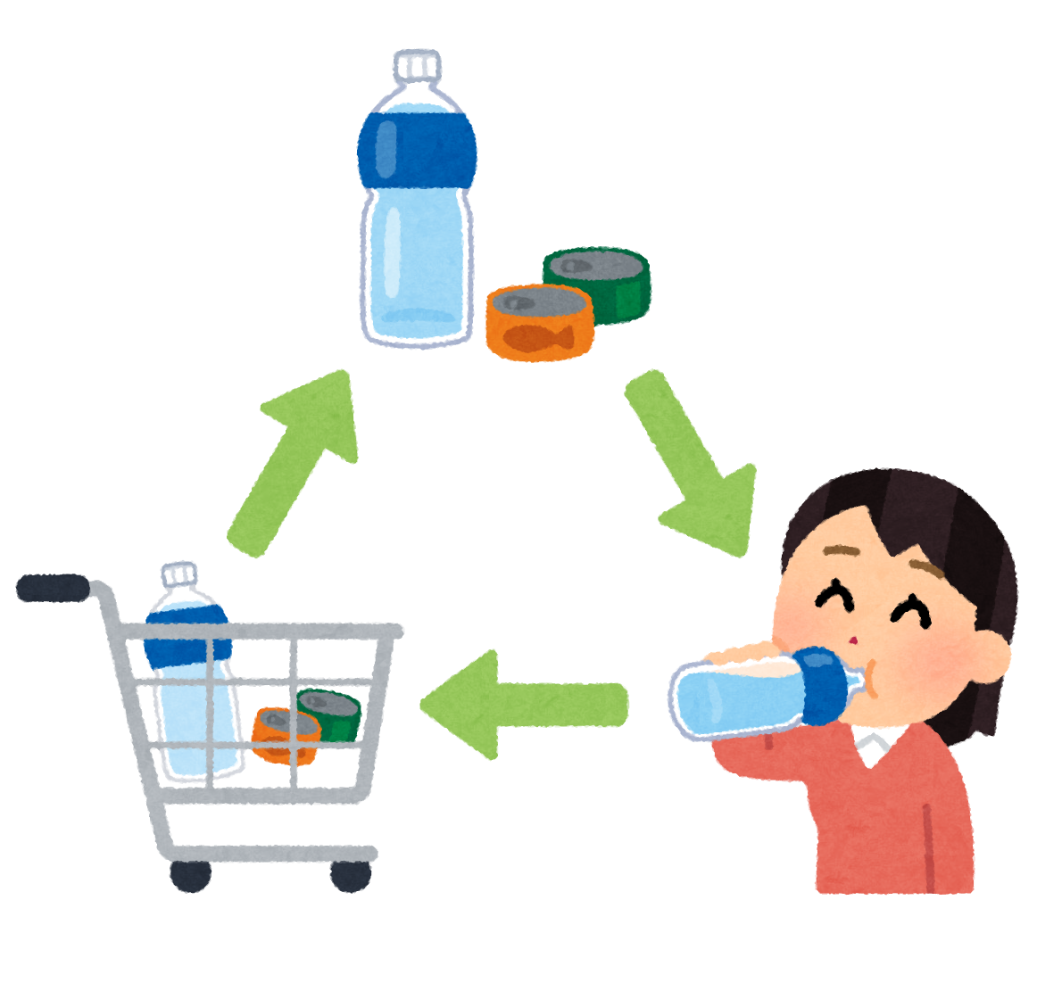 麦茶のイラスト