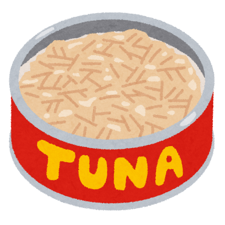 ツナ缶のイラスト