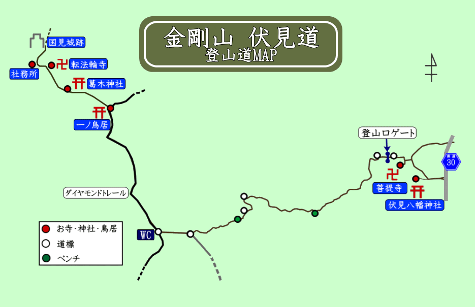 伏見道MAP