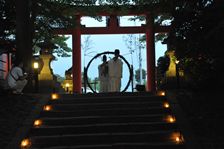 夏越しの大祓（高鴨神社）の写真